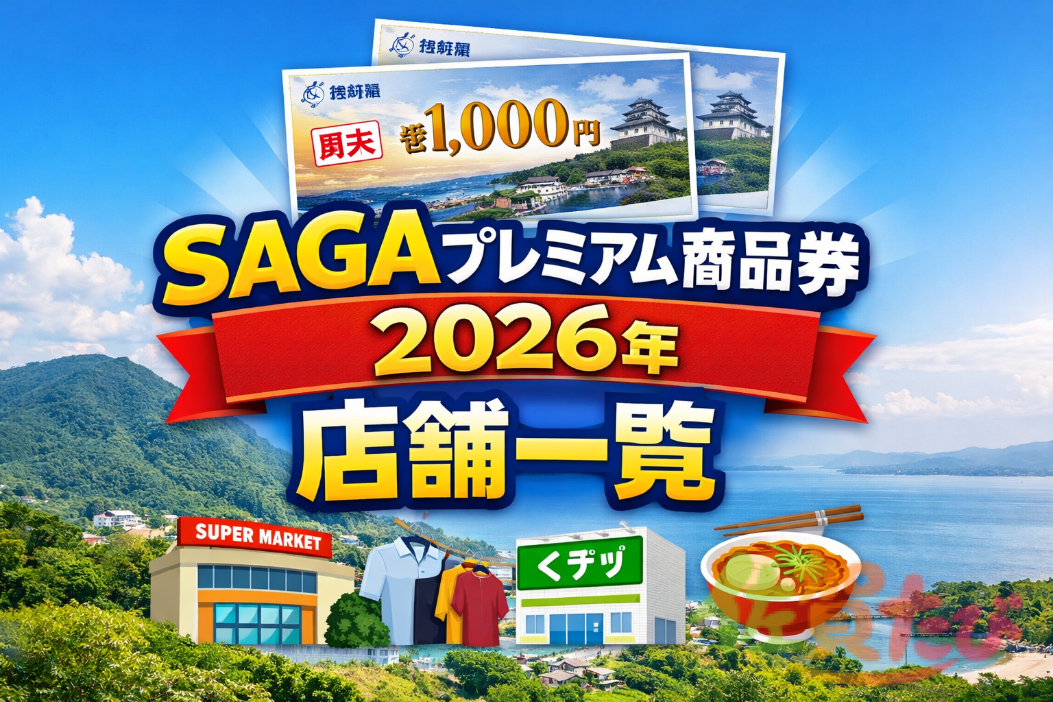 SAGAプレミアム商品券　店舗一覧