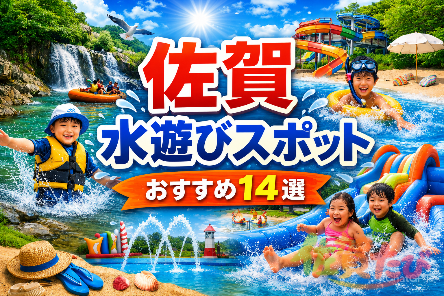 佐賀　水遊び