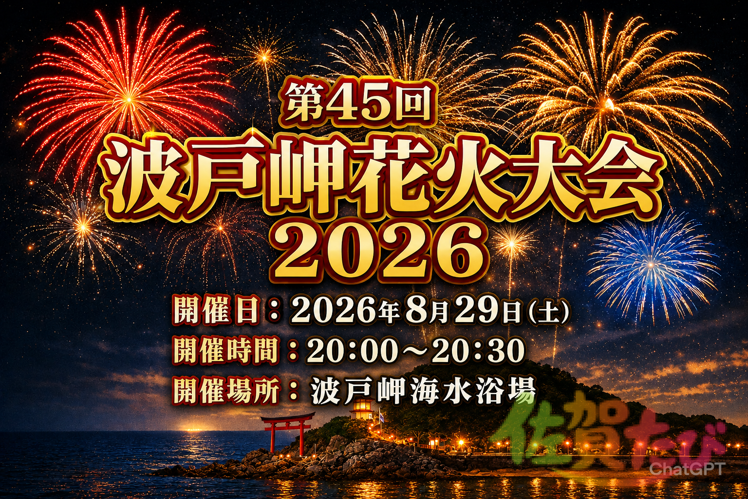 波戸岬花火大会